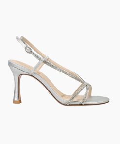 Pelle Moda - Bracen Mid Heel -Silver